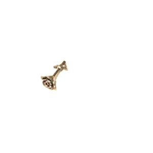 New 925 Sterling Silver Rose Cartilage Stud Earring- UNISEX- Pierced earring